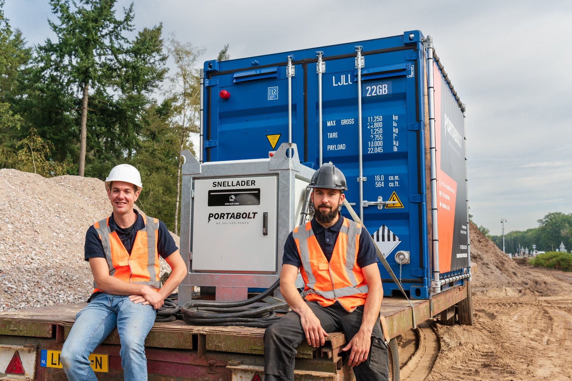 Energievoorziening bouwplaats portabolt